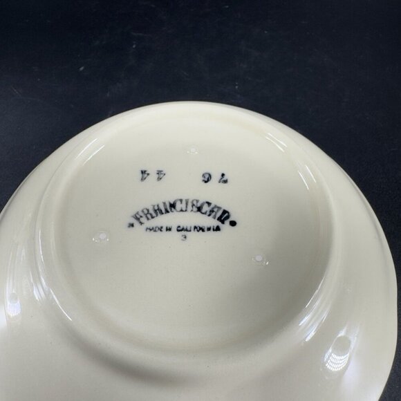 Vintage Franciscan Apple Pattern Bowl Dish Single USA Replacement Porcelain VTG - Picture 5 of 11